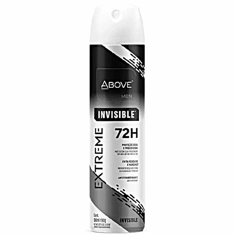 DEO ABOVE INVISIBLE 72H MEN 150ML/90G