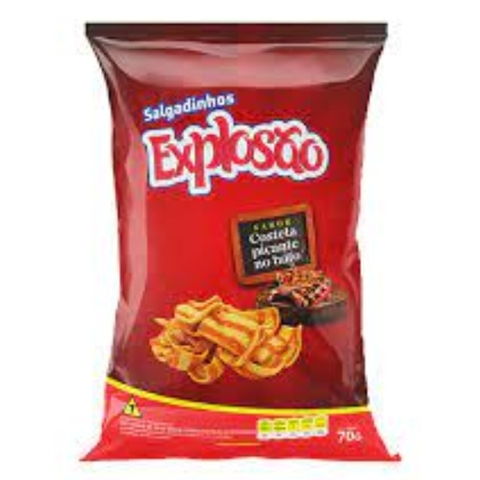 SALG DE TRIGO COSTELA PICANTE NO BAFO 10X70G PELLETS EXPLOSAO