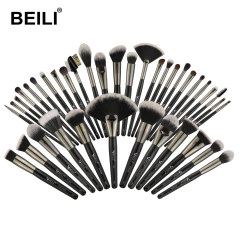 Set 38 brochas para Rostro y Ojos pelo mixto Beili LUXURY