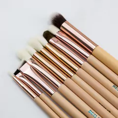 Set 15 Brochas Para Ojos Y Rostro Pelo Mixto Beili - tienda online