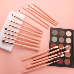 Set 25 Brochas Para Ojos Y Rostro Pelo Mixto Beili - MUS