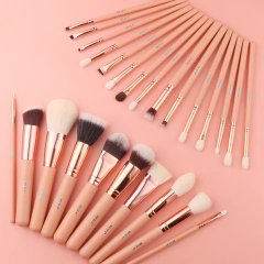 Set 25 Brochas Para Ojos Y Rostro Pelo Mixto Beili