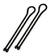 CORDON MOLDEABLE NITE IZE 30CM X 2 NEGRO (2905560010000)