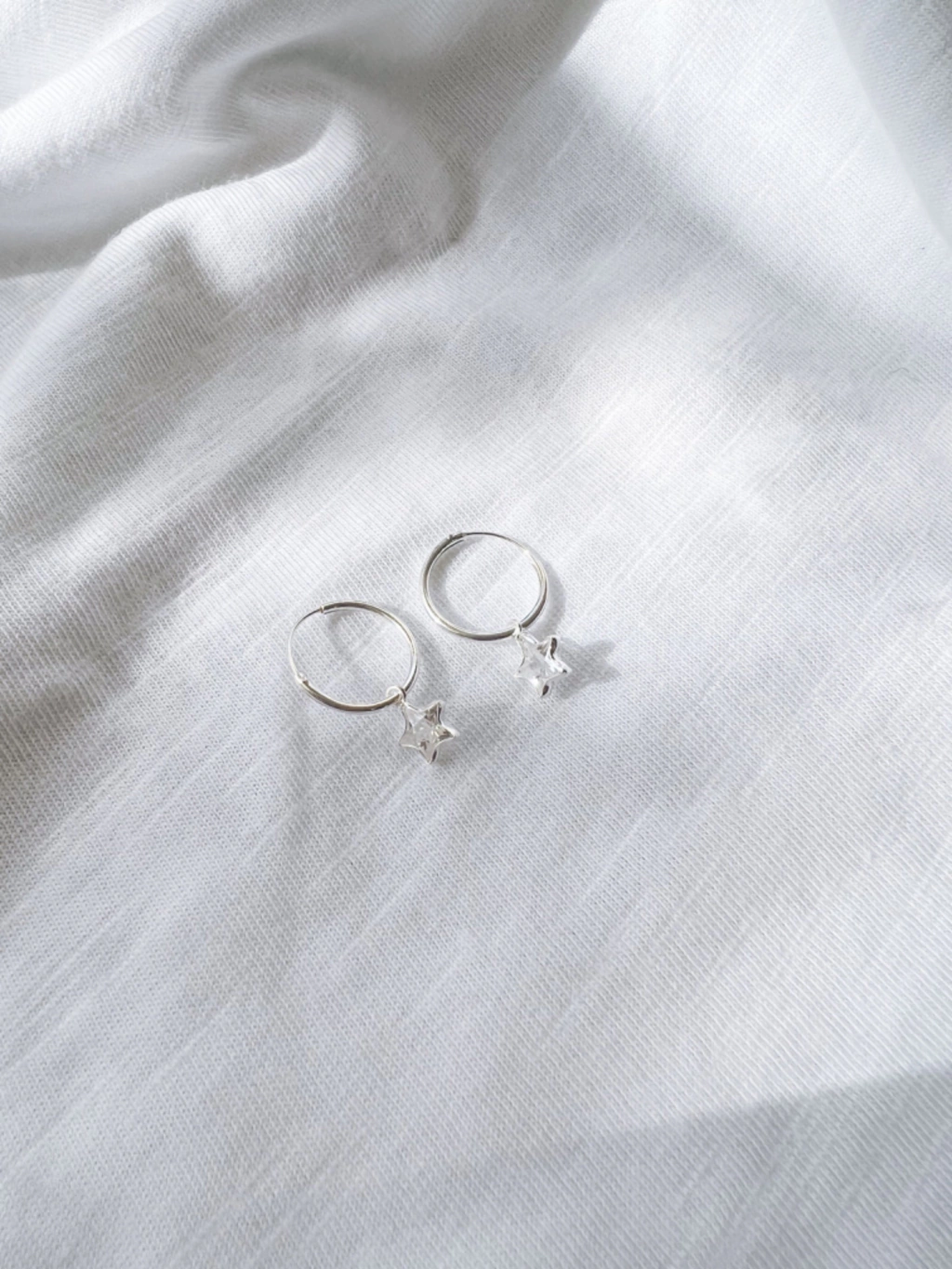 Argollita de plata 925 con cubic cristal
