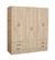 Placard de 6 Puertas - PLATINUM 9160 1.80m Savanna *