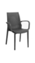 Sillon simil ratan MELODY negro * - comprar online