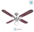 Ventilador de Techo LILIANA VTHM214 4 Aspas Maderas 5 vel. CON luz * - comprar online