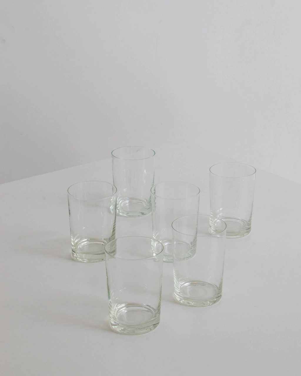 Vaso de vidrio set x 6