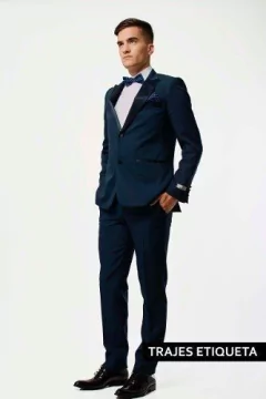 Traje Slim Fit Azul Marino Chupin - comprar online