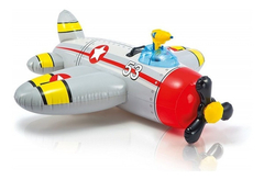 Avión Flotador Infable P/pile C/pistola Agua 132x130cm Intex - comprar online