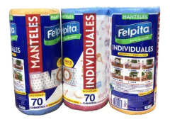 Manteles Individuales Papel Felpita 12 X 70 Paños-cubiertos en internet