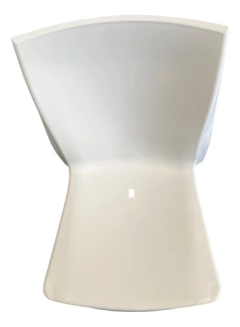 Silla Plastica Y Caño Reforzada Bar Diseño Galana Blanco X 6 en internet