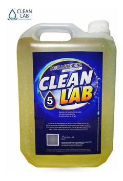 Agua Lavandina Conc. (55 Gr./lt) X 5 Lts Clean Lab Pack X 2 - CLEAN LAB SRL