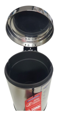 Tacho Cesto Acero Inoxidable Pedal 3 Lts Tramontina - comprar online
