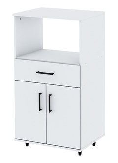 Rack De Cocina Porta Microondas Y Grill Centro Estant -g 11 Color Blanco - CLEAN LAB SRL