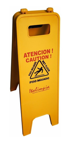 Cartel Señalizacion Piso Mojado No Pisar Grande Italimpia !
