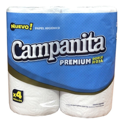 Papel Higienico Campanita Doble Hoja Bolson 48 Rollos 30 Mts - comprar online