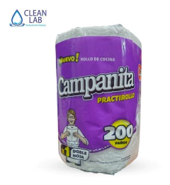 12 Rollos De Cocina Practirollo 200 Paños C/u Campanita en internet