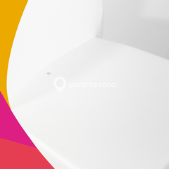 Silla Plástica Apilable X 6 Unidades Reforzada Patas De Caño Galana Malba Color Blanco Para Tu Casa - comprar online