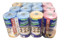 Manteles Individuales Papel Felpita 12 X 70 Paños-cubiertos