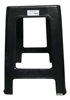 Banqueta Plastica Master, Apilable,reforzada Negro 100 Kg Acabado De La Estructura Plastico en internet
