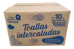 Toallas Papel Blancas Intercaladas Liviana Dorada 20x24 1.9k - comprar online