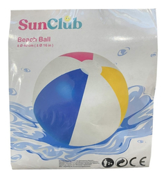 Pelota Inflable Con Gajos De Colores 40 Cm