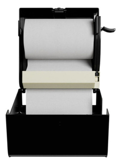 Imagen de Dispenser Con Palanca Negro Para Toalla En Rollo Nobre
