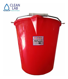Balde Plastico Con Manija Inox. Linea Premium 17 Lts Colores - comprar online