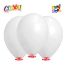 GLOBBY 9" LISO STANDARD - Bolsita x 25 u. - Sublimix