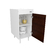 BAJO MESADA 40 EXPRESS BLANCO MELAMINA FRENTE WENGUE MOSCONI - comprar online