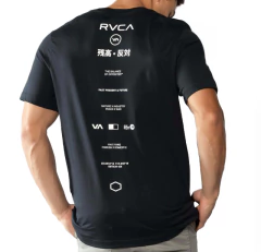 Camiseta RVCA Credicts (Preto) - Z42 boardshop