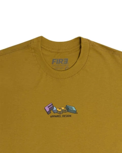 Camiseta Fire Colorful Toy Piece (Gold Chain) na internet
