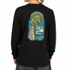 Camiseta Manga Longa Element Timber The A Hike (Preto) - comprar online
