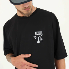 Camiseta Wats Elementos (Preta) - Z42 boardshop