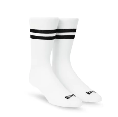 Meia Norden Performance Old Style Branco e Preto - comprar online