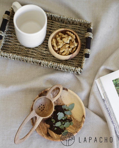 Colador de té doble asa