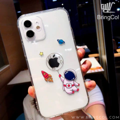 CASE ASTRONAUTA DISEÑO TRANSPARENTE - Bringcol