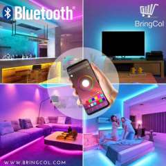 Imagen de CINTA LED BLUETOOTH 5 METROS