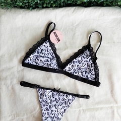 CONJUNTO CORAZON BLACK - tienda online