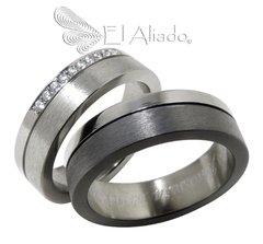 1173. Argollas de matrimonio en Titanio. - comprar online