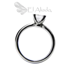 1174. Anillo de compromiso en Oro Blanco 18k. en internet