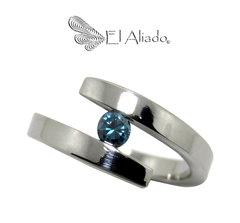 1403. Anillo de compromiso en titanio en internet