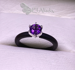 1443. Anillo de compromiso en Titanio.