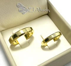1490. Argollas de matrimonio en bronce. - comprar online