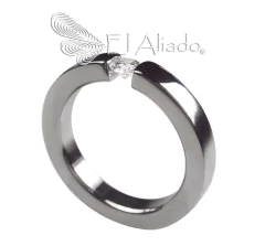 684. Anillo "Lover" en Titanio