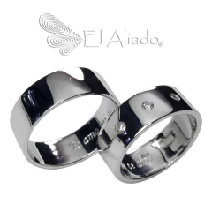 797. Argollas en Plata 925 lisas.