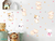 adesivo de parede gatinhas aquarela cute baby mini
