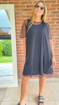 VESTIDO BRUSH NEGRO 4717 - comprar online
