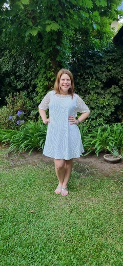VESTIDO BRUSH BLANCO 4717 en internet